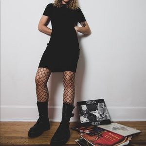 Zara SS18 Ribbed Bodycon Teeshirt Dress